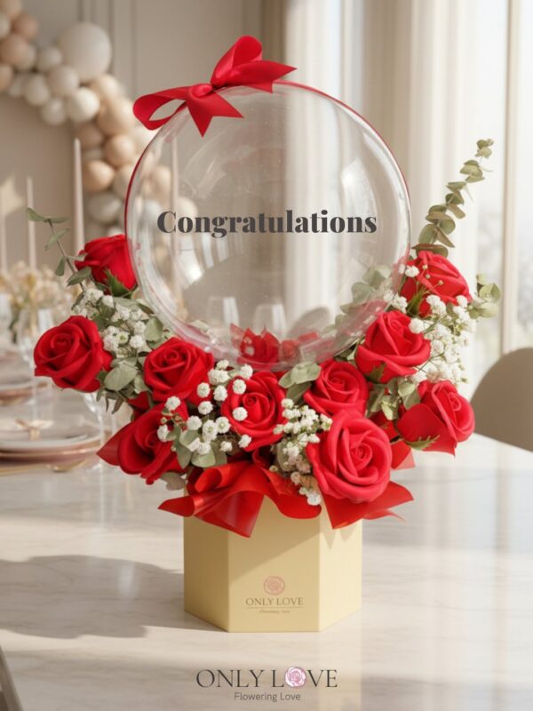 HAB19 Hot Air Balloon Bloom Box (Artificial) – Florist Kepong