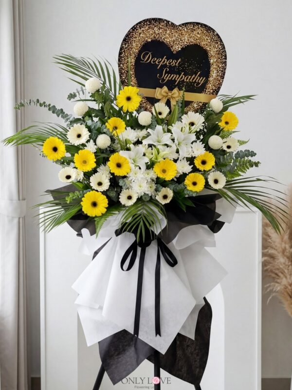 C95 Sympathy Wooden Stand – Florist Ampang