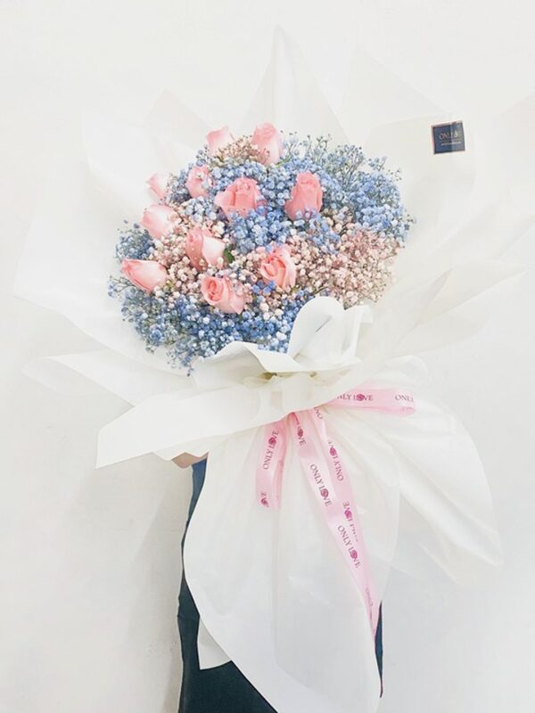 BA25 Baby Breath Bouquet – Florist Pandan Jaya