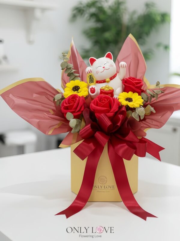 BB053 Opening Soap Flower Bloom Box – Florist Serdang