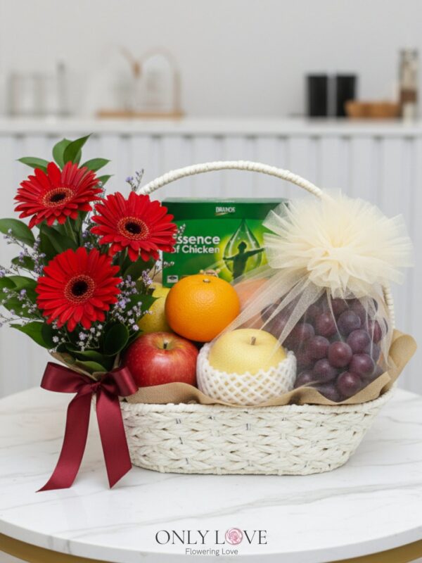 F27 Fruits & Flowers Basket – Florist Bandar Sunway