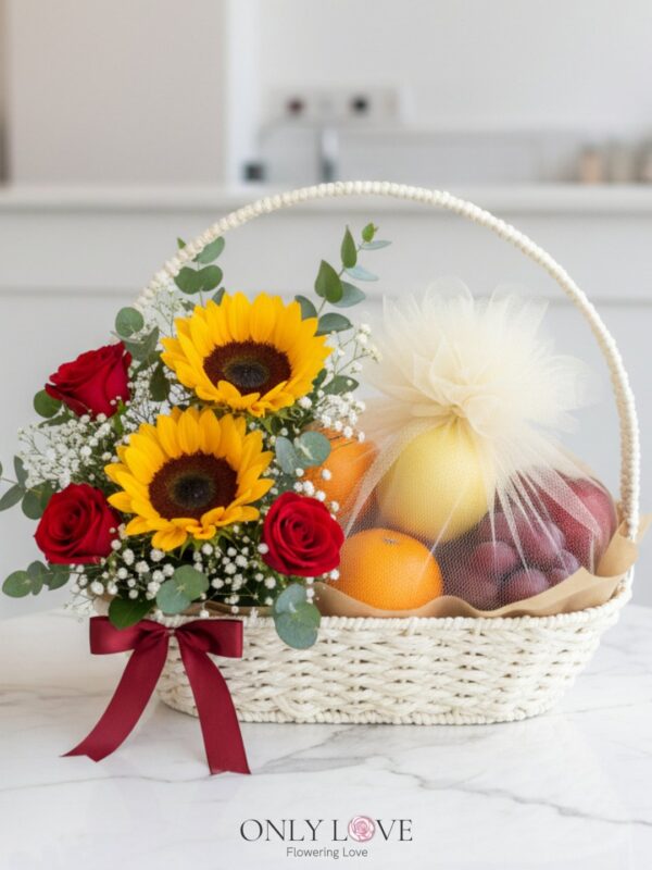 F31 Fruits & Flowers Basket – Florist Damansara