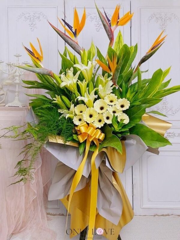 C106 Condolence Wooden Stand – Florist Sri Hartamas