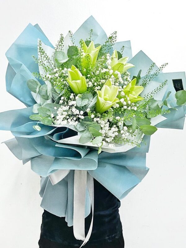 A16 Lilies Bouquet – Florist Balakong