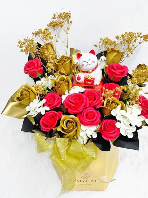 BB055 Opening Soap Flower Bloom Box – Florist Semenyih