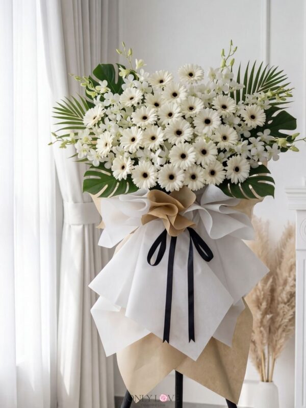 C119 Condolence Flower Stand – Florist Pandan Indah