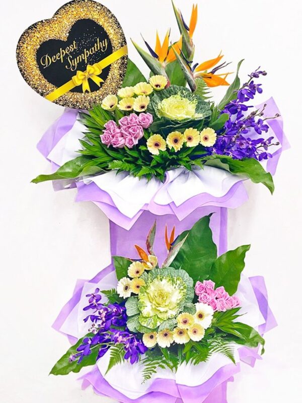 C120 Condolence Stand – Florist Kota Damansara
