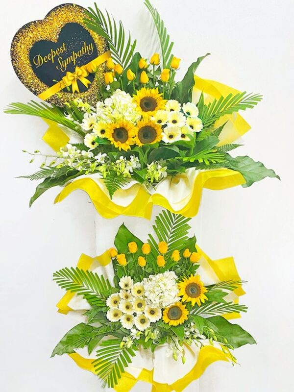 C121 Condolence Stand – Florist Jalan Tun Razak