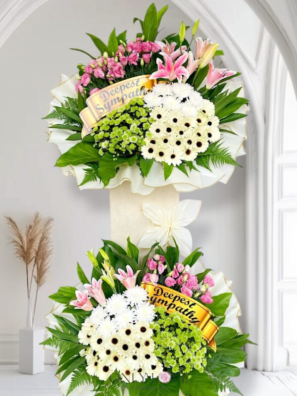 C126 Condolence Stand – Florist Subang Jaya