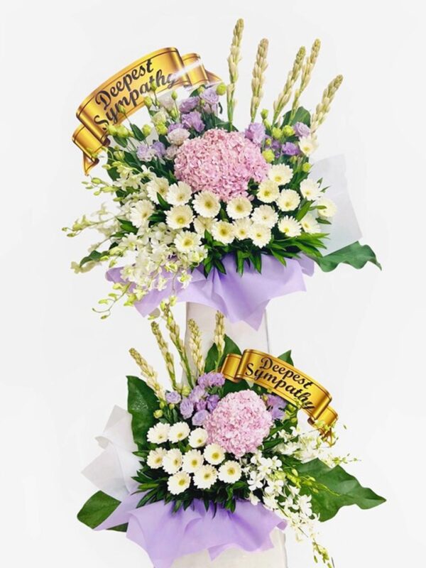 C129 Condolence Stand – Florist Sungai Buloh