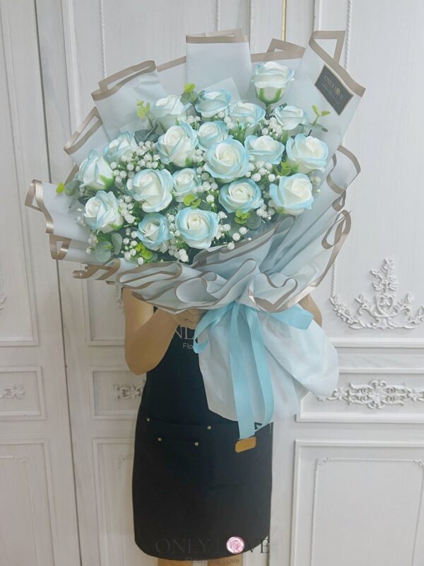 CF038 Soap Rose Bouquet (Artificial) – Florist Shah Alam