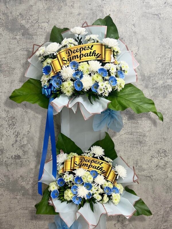 C132 Condolence Flower Stand 6′(H) – Florist KL Sentral
