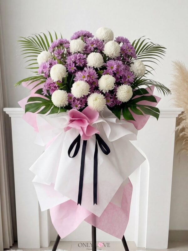 C136 Condolence Flower Stand – Florist Titiwangsa