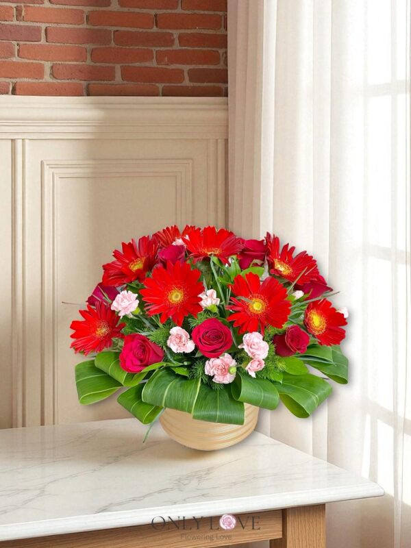 B18 Dome Shaped Flower Basket – Florist Sri Petaling