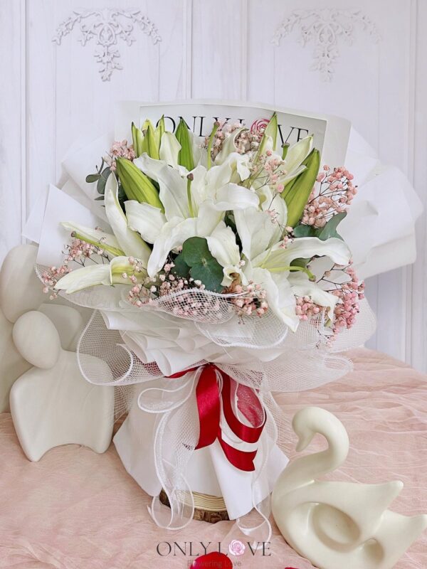 A21 Lilies Bouquet – Florist Bandar Kinrara