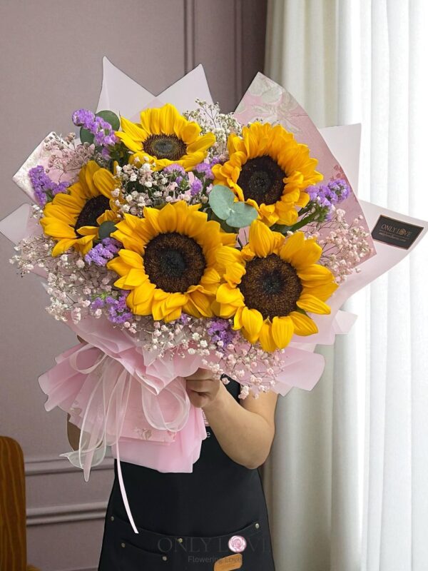 S18 Sunflower Bouquet – Florist Selayang