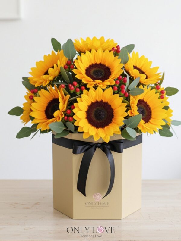 BB111 Sunflowers Flower Bloom Box – Florist KLCC