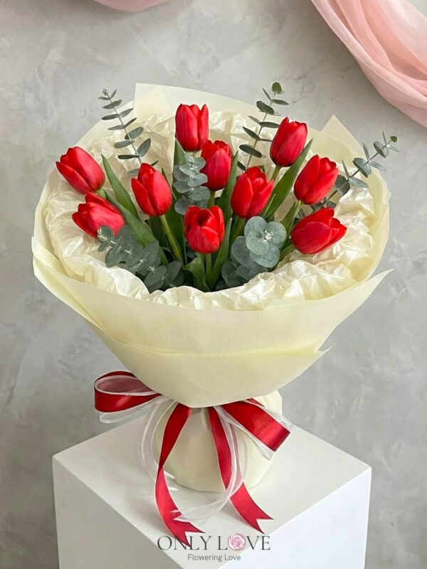 VT047 Enchanted Blush Tulip Bouquet – Florist Ara Damansara