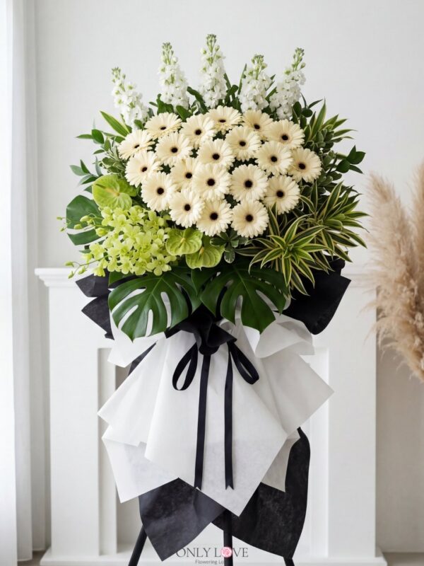 C169 Sympathy Flowers Stand – Florist Segambut