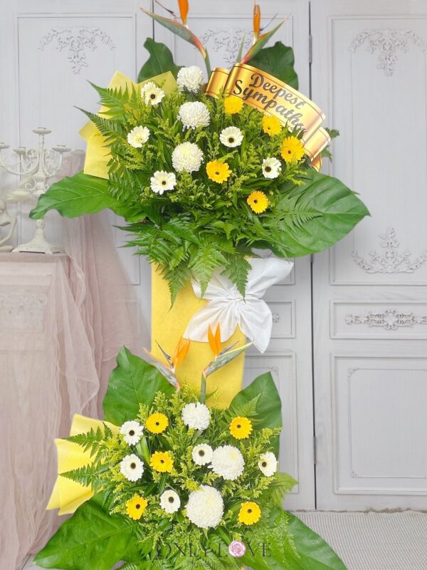 C26 Condolence Flower Stand – Florist Setia Alam