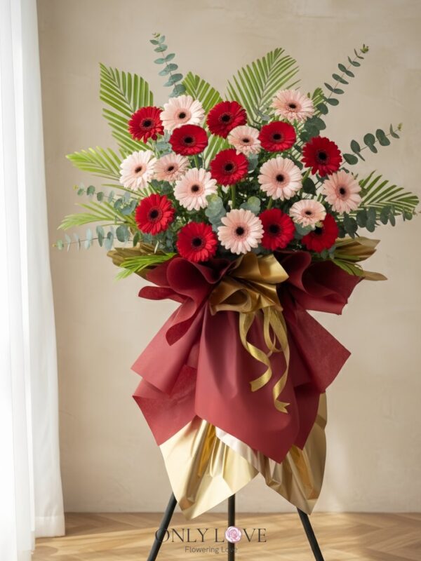 FS16 Opening Flower Wooden Stand – Florist Sentul