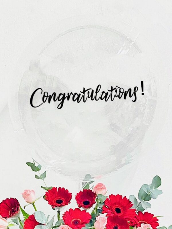 FB37 Plain Bubble Balloon – Florist Kuala Lumpur