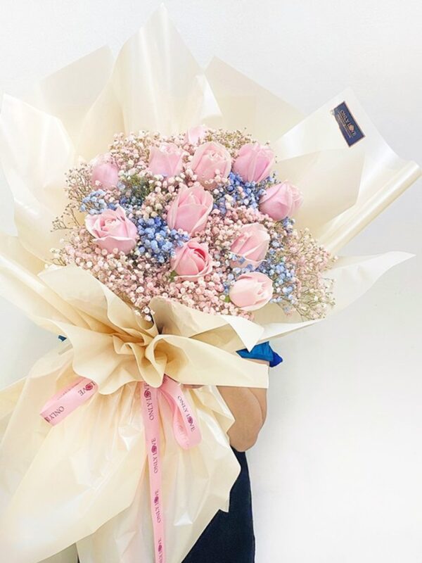 BA04 Baby Breath Bouquet – Florist Setiawangsa