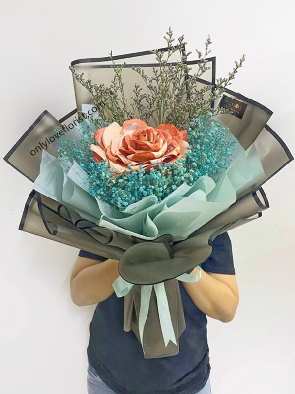 MM003 Money Baby Breath Bouquet – Florist Wangsa Maju