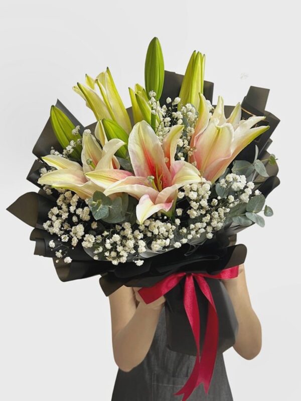 A07 Lilies Bouquet – Florist Brickfields