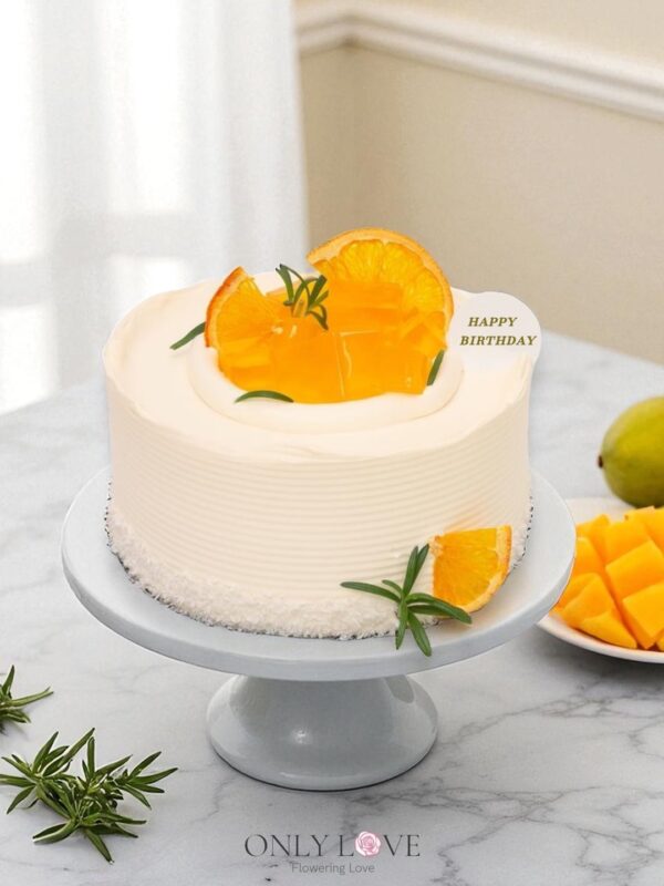 D12 Mango Yogurt Cake 8″ – Florist Setia Alam