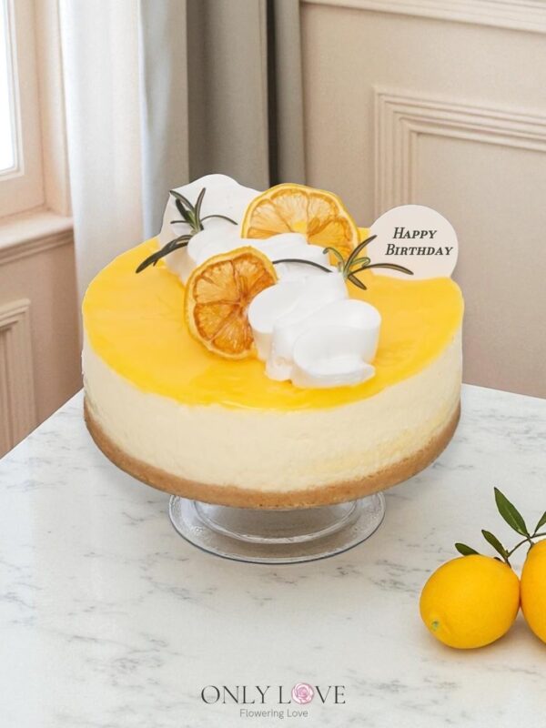 D10 Lemon Cheese Cake 8″ – Florist Bandar Kinrara