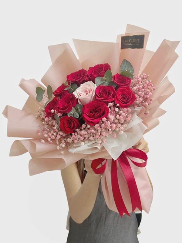 L01 Korean Style Rose Bouquet – Florist Bandar Kinrara
