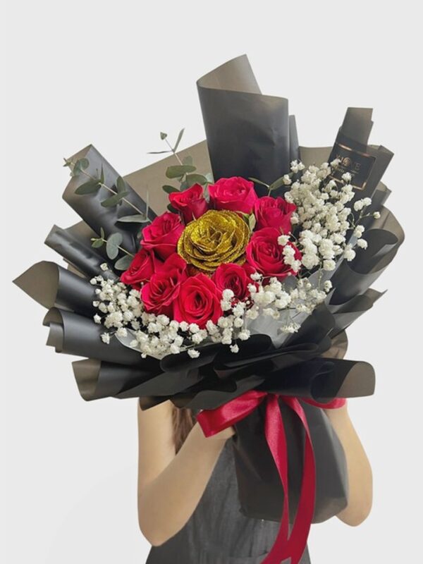 L04 Korean Style Rose Bouquet – Florist Setiawangsa