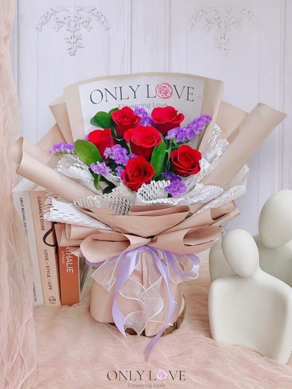 L07 Korean Style Rose Bouquet – Florist Sungai Buloh