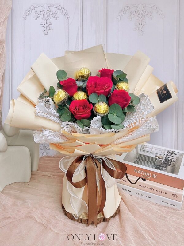 L28 Korean Style Rose Bouquet – Florist Sungai Buloh