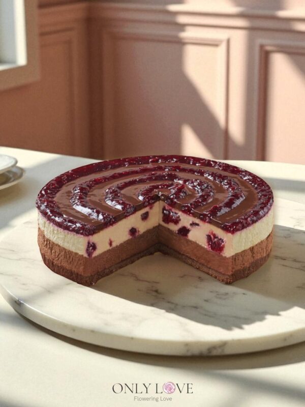 SRC08 Choc Cheese Berries Cake – Florist Jalan Imbi