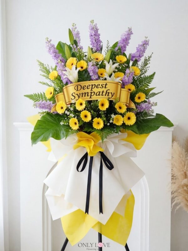 C50 Condolence Flower Stand – Florist Bandar Kinrara