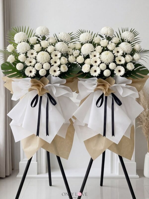 C54 Condolence Flower Stand – Florist Kuala Lumpur