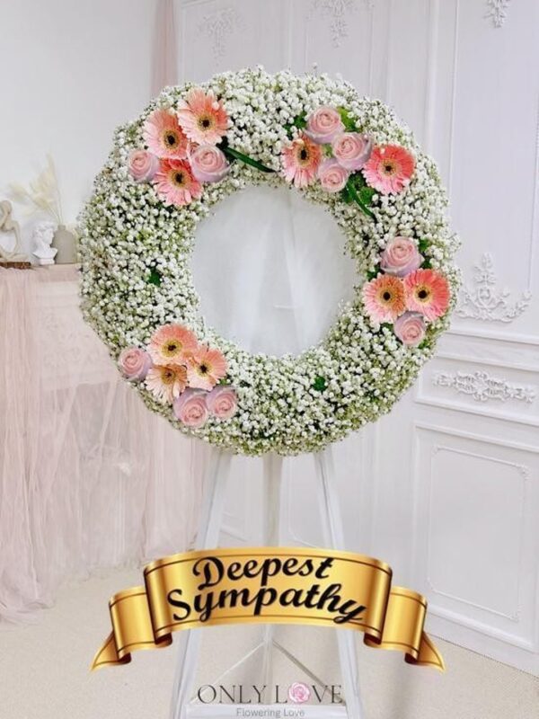 C65  Wreath Funeral Stand – Florist Damansara