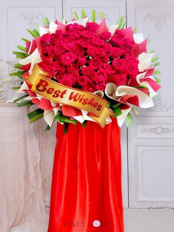 FS79 Roses Flower Stand 6'(H)