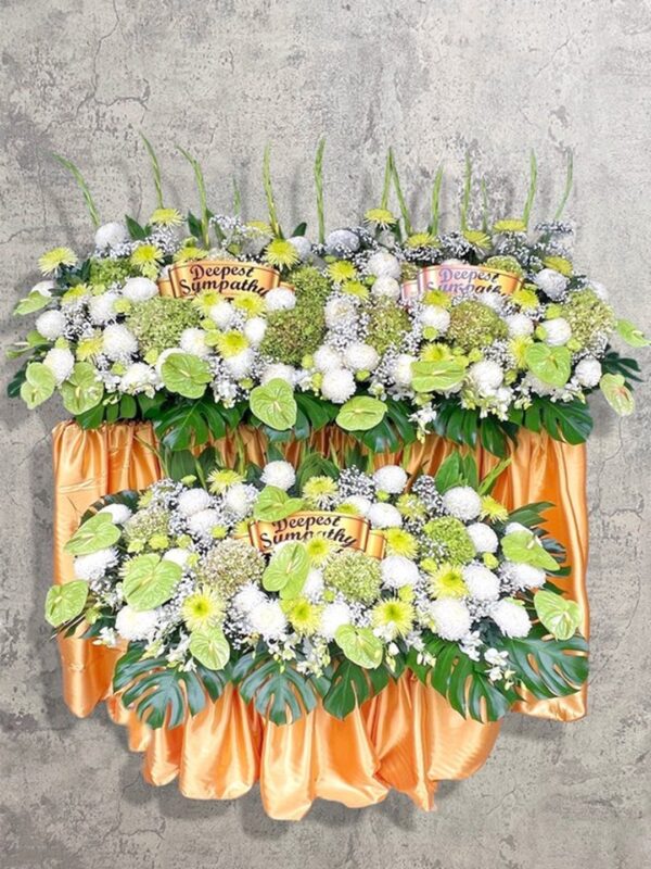 C71 Condolence Flower Stand 6′(H) – Florist Damansara Perdana
