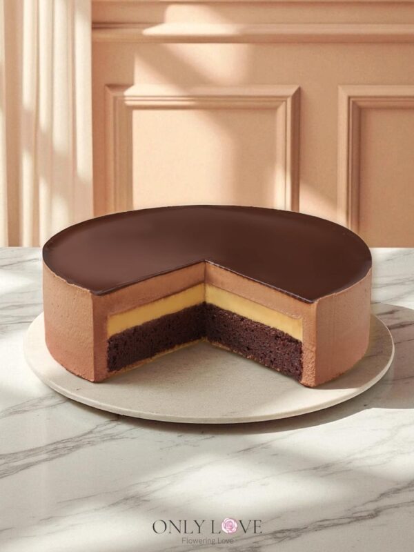 SRC18 Chocolate Brulee Cake – Florist Serdang