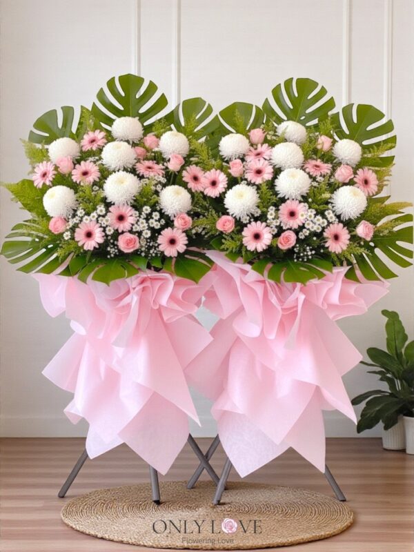 C74 Condolence Flower Stand – Florist Setapak