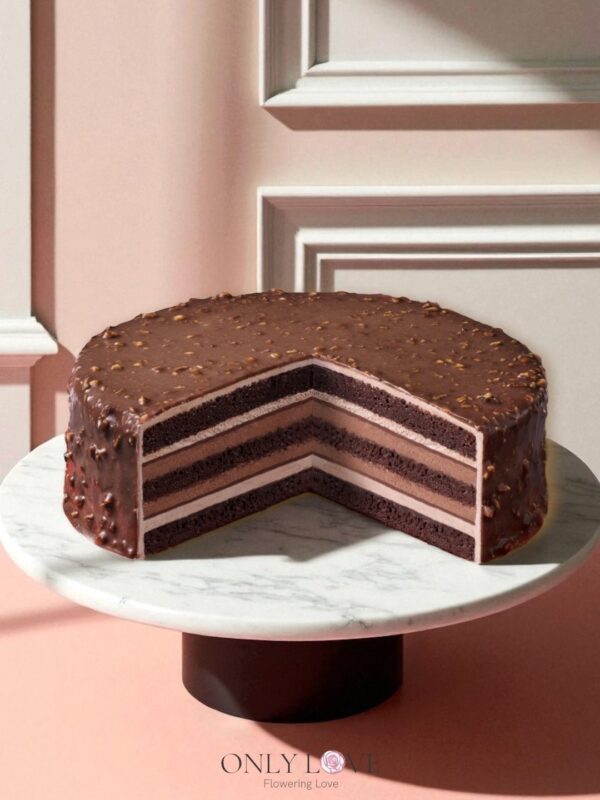 SRC19 Hazelnut Chocolate Cake – Florist Segambut