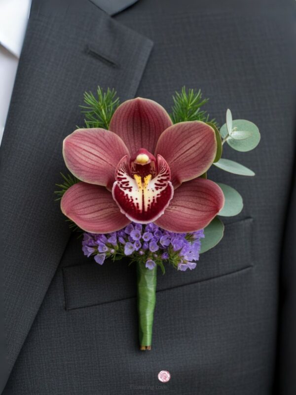 CB003 Cymbidium Orchid Corsages Boutonniere – Florist Old Klang Road