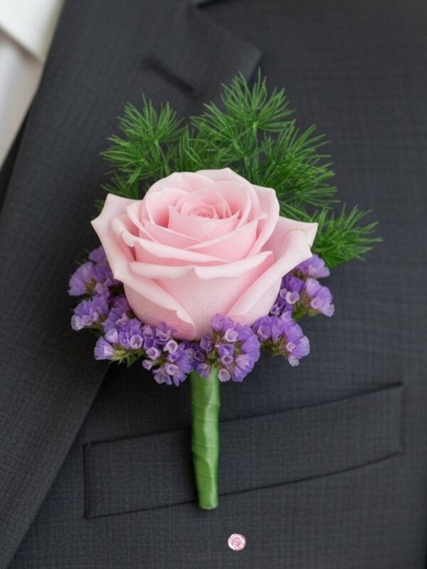 CB013 Rose Corsage Boutonniere – Florist Kota Damansara