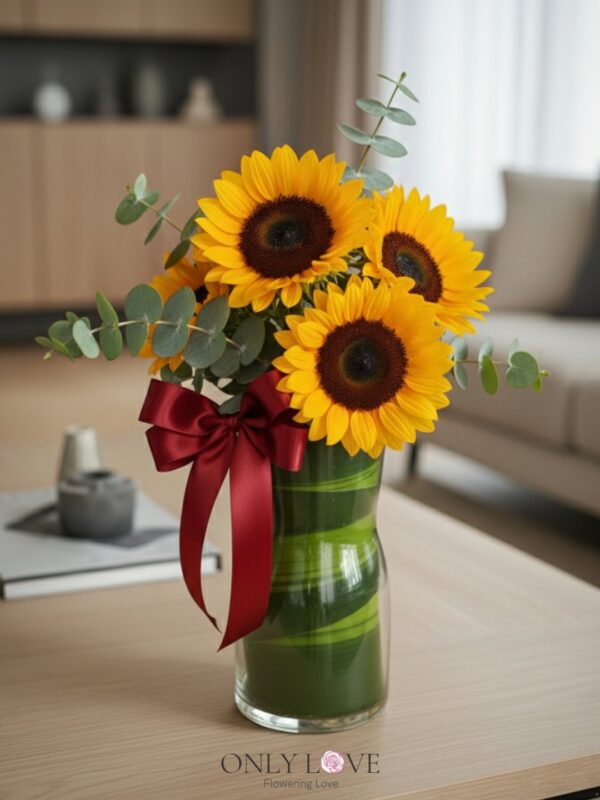 V11 Sunflowers in Vase
