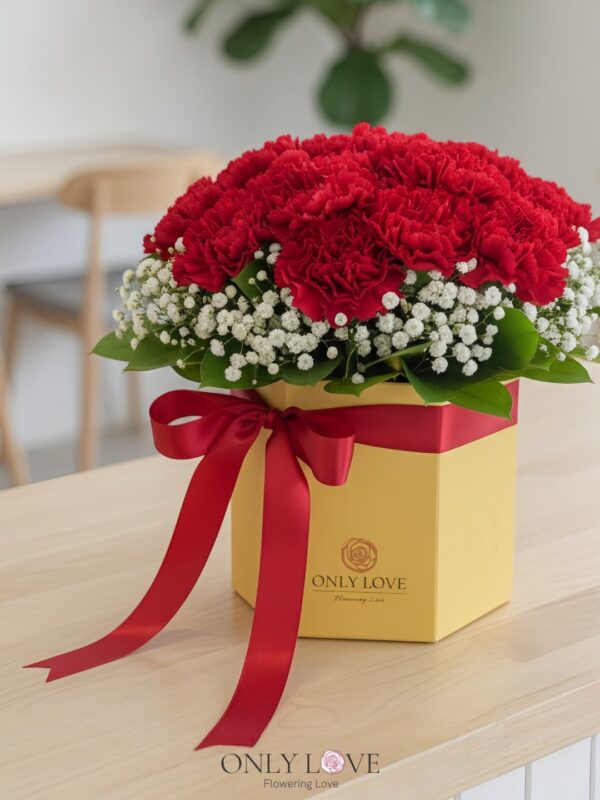 MD035 Carnation Bloom Box – Florist Puchong