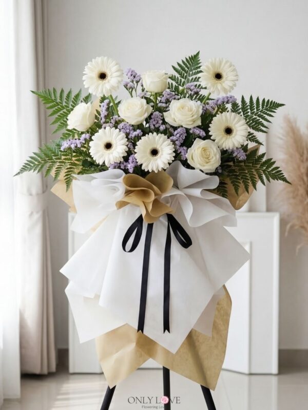 C75 Condolence Stand – Florist Wangsa Maju