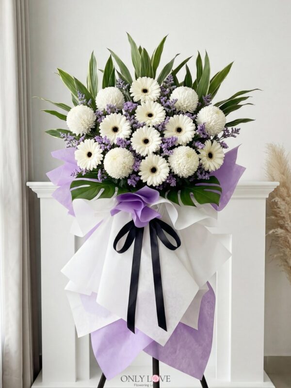 C77 Condolence Flower Box – Florist Bandar Kinrara